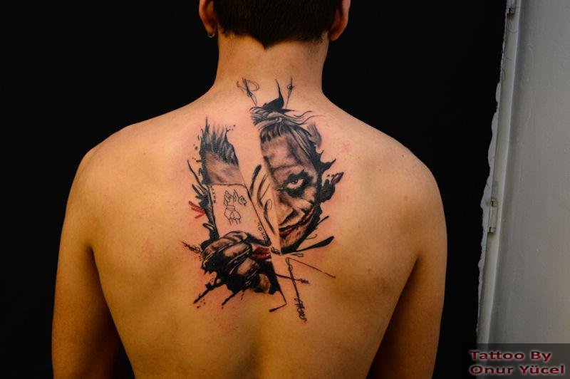 joker dövmesi tattoo