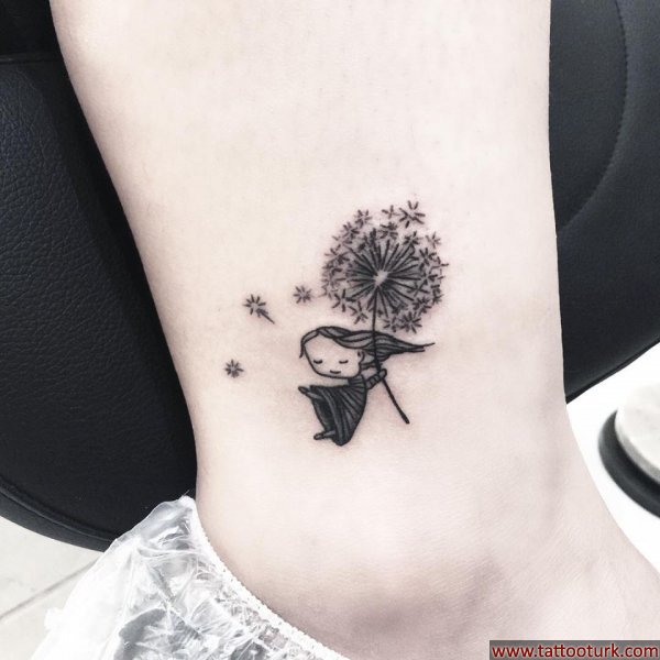 şirin dandelion dövmesi tattoo