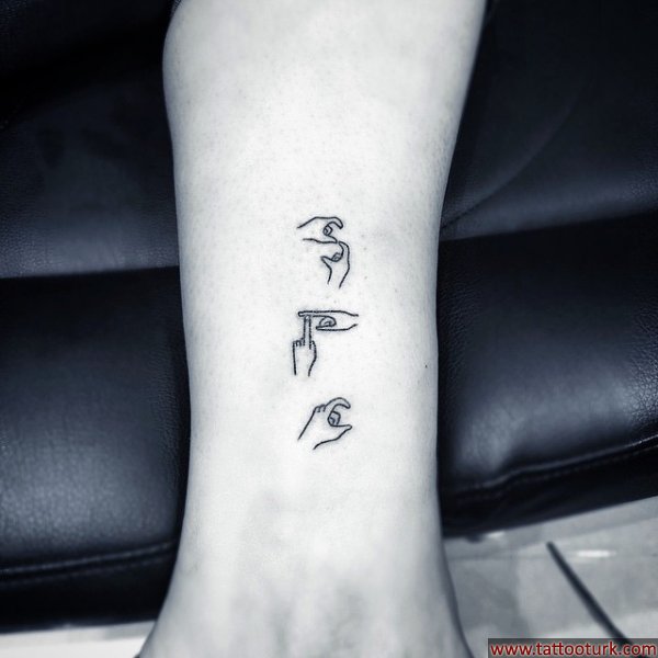 dilsiz alfabesi dövmesi dövme dövmeleri tattoo tattoos 