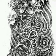ejder dragon cover dövme modelleri dövme desenleri tattoo desing